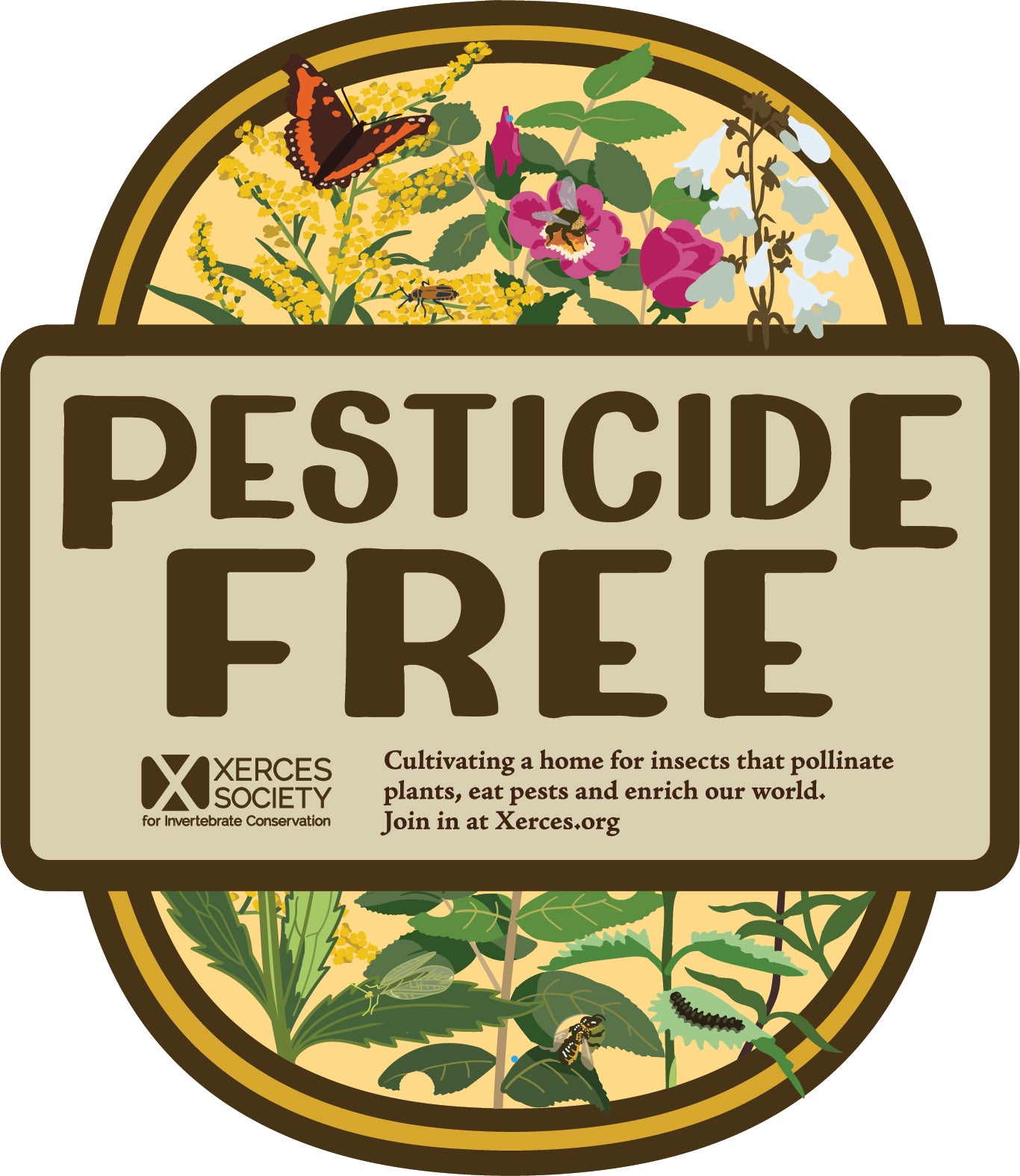 Pesticide Free Sign