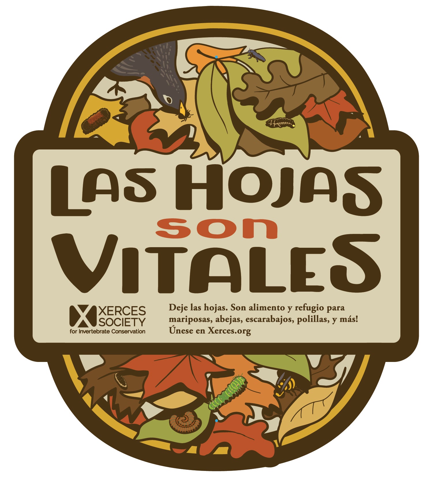 Letrero Las Hojas son Vitales